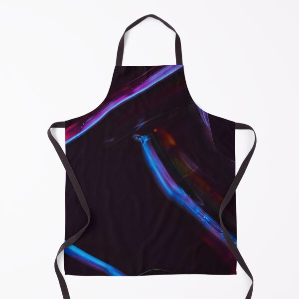 Item preview, Neon Glow Abstract – Dark Fluid Purple Light Streak Print designed and sold by BuckaBaby.