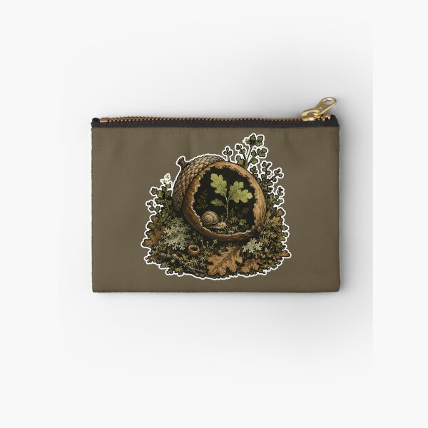 Item preview, Acorn Woodland Terrarium Forest Snail Botanical Illustration designed and sold by SimplePoDesign.