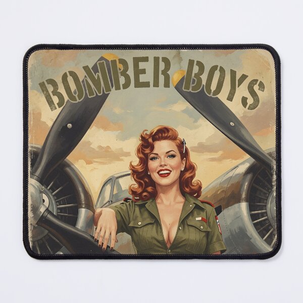 Item preview, Military Pin-Up - Bomber Boys Squadron designed and sold by AiFantasticArt.