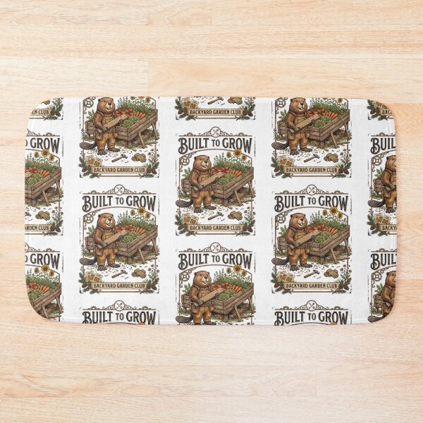 Item preview, Backyard Garden Club Beaver Badge designed and sold by Tiffany Roy.