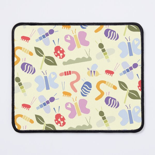 Item preview, Colorful Whimsical Insects Pastel Pattern designed and sold by KIrving Designs.