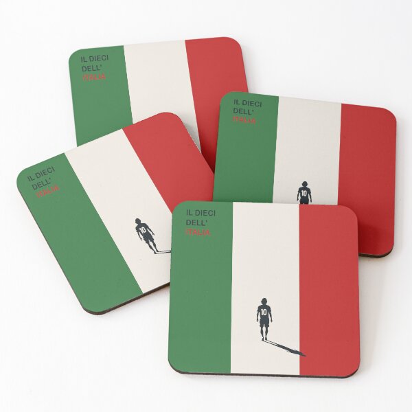 Item preview, Il Dieci dell'Italia Minimalist Poster | Italy Number 10 Football Art | Italian Soccer Print | Modern Sports Art designed and sold by Studio pod Burom.
