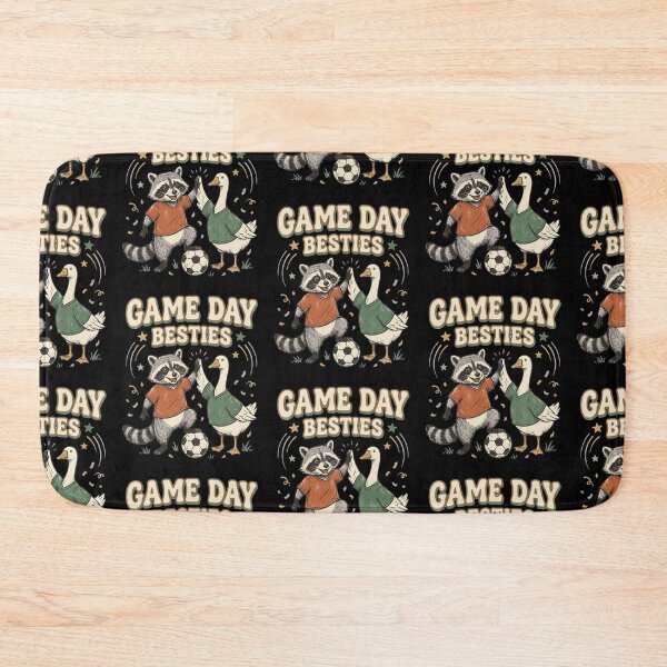Item preview, Game Day Besties Raccoon Goose designed and sold by Roy & Tiffany.