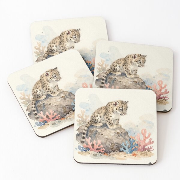 Item preview, Dreamlike Circus Snow Leopard designed and sold by AkaJune.