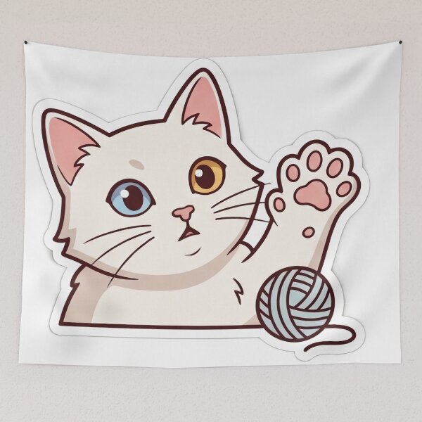 Item preview, Cat Playing designed and sold by Farinsta.