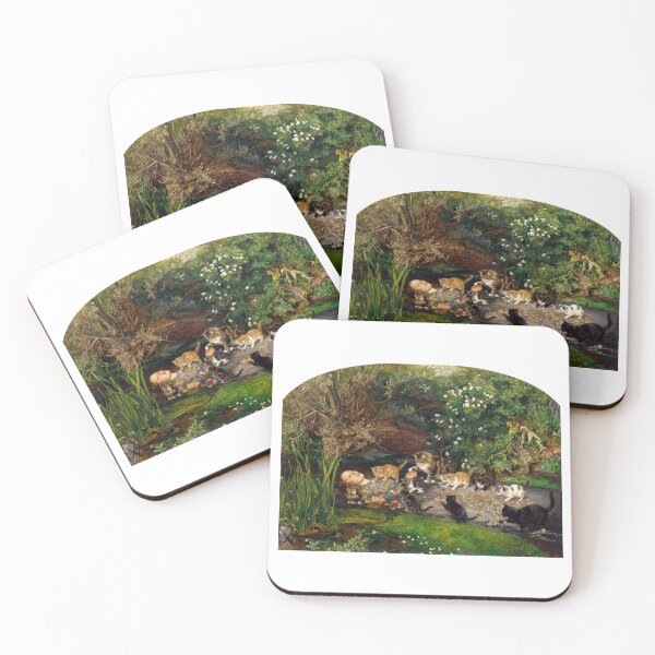 Item preview,  Ophelia Painting by John Everett Millais | Ophelia Painting and cats designed and sold by TeeARTHY.