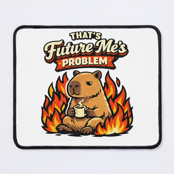 Item preview, Relaxed Capybara Coffee Lover Vintage Retro Design designed and sold by GIFT4S.