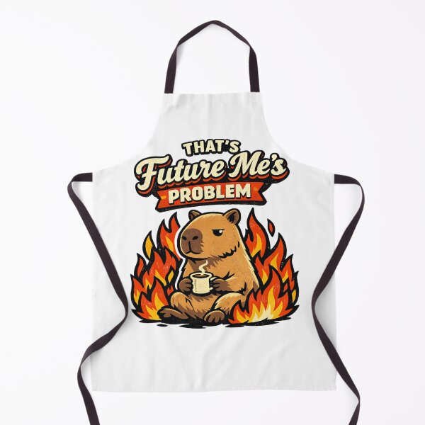 Item preview, Relaxed Capybara Coffee Lover Vintage Retro Design designed and sold by GIFT4S.