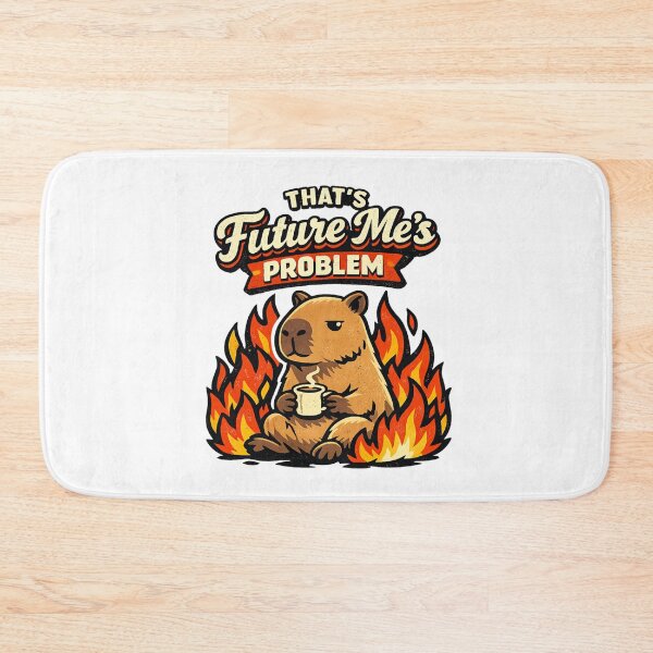Item preview, Relaxed Capybara Coffee Lover Vintage Retro Design designed and sold by GIFT4S.