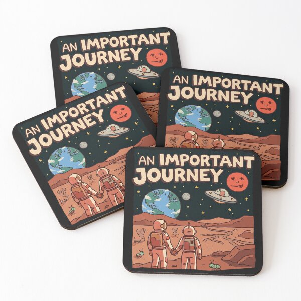 Item preview, An Important Journey Astronaut Retro Space designed and sold by UTAUTI.