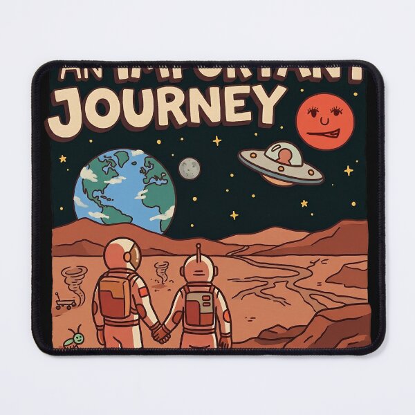 Item preview, An Important Journey Astronaut Retro Space designed and sold by UTAUTI.
