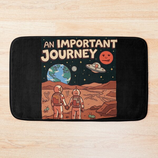 Item preview, An Important Journey Astronaut Retro Space designed and sold by UTAUTI.
