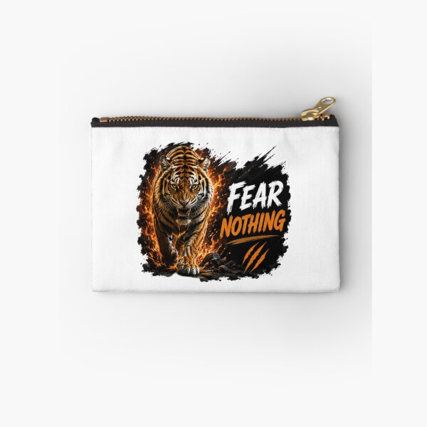 Item preview, Fear Nothing Tiger Fire Art designed and sold by DailyDoodlesBySumbul.