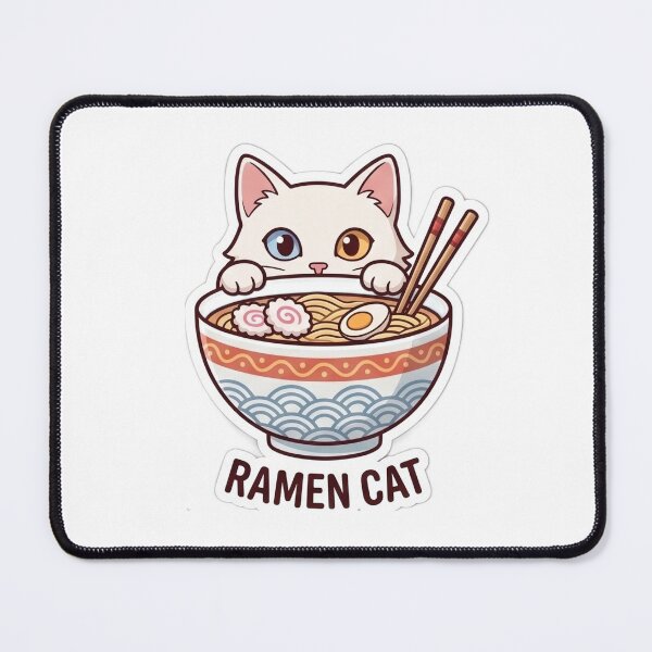Item preview, Ramen cat designed and sold by Farinsta.