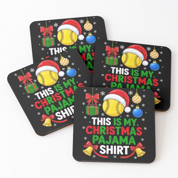 Item preview, Softball Christmas This Is My Christmas Pajama Funny Holiday Gift designed and sold by Rahamkshop.