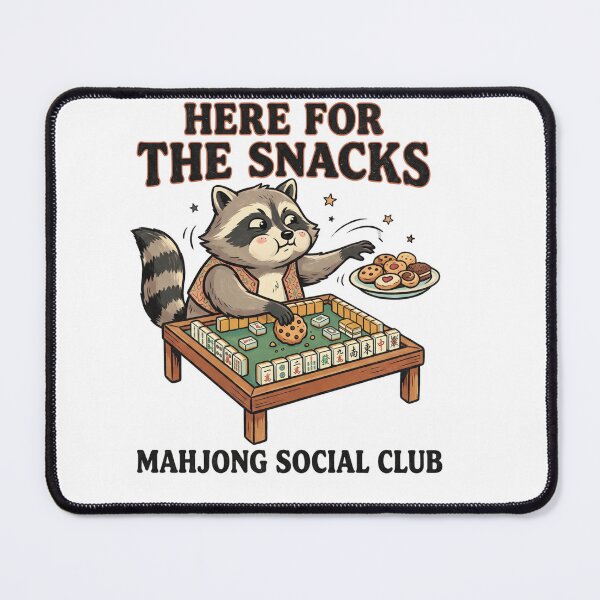 Item preview, Here For The Snacks Mahjong designed and sold by Roy & Tiffany.