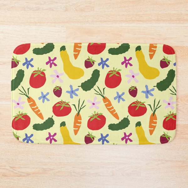 Item preview, Vibrant Vegetable Garden Produce Pattern designed and sold by KIrving Designs.