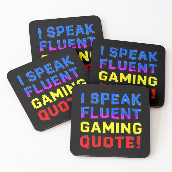 Item preview, For Gaming Lover Motivational Encouragement I SPEAK FLUENT GAMING QUOTE! designed and sold by Giulivo Store Graphic.