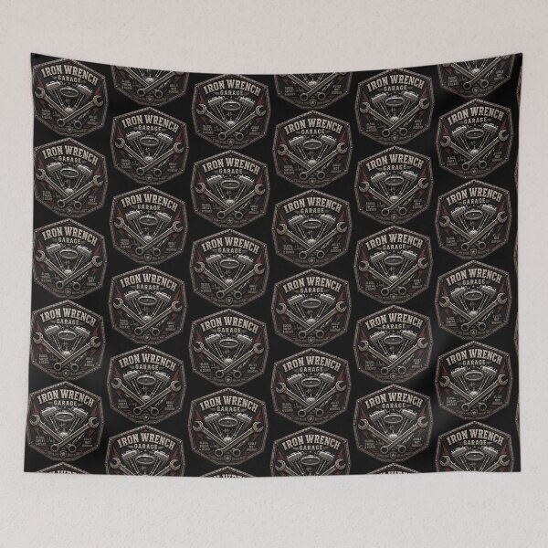 Item preview, Iron Wrench Garage – Hex designed and sold by Murbee.