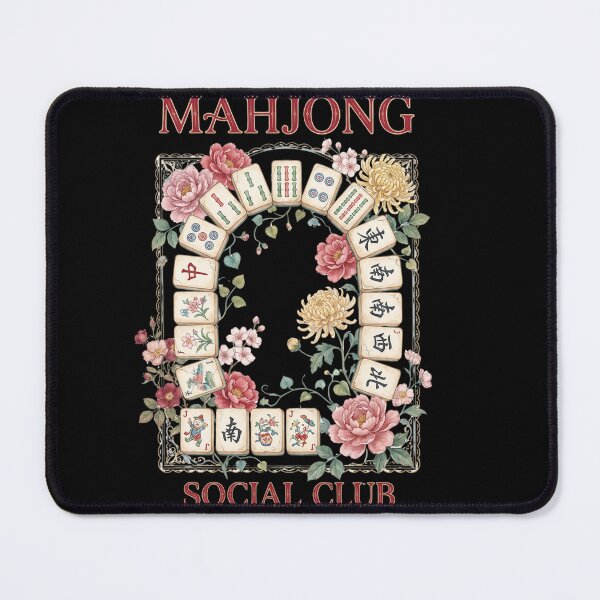 Item preview, Mahjong Social Club Vintage Floral designed and sold by Roy & Tiffany.