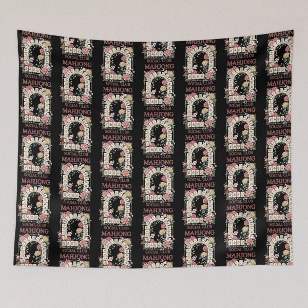Item preview, Mahjong Social Club Vintage Floral designed and sold by Roy & Tiffany.