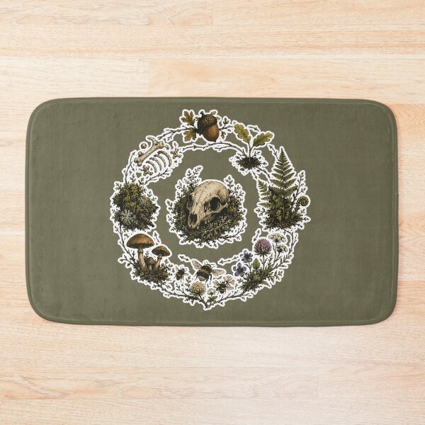 Item preview, Woodland Life Cycle Nature Wreath Botanical Illustration designed and sold by SimplePoDesign.