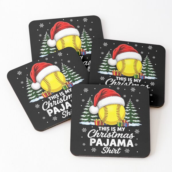 Item preview, Softball Christmas This Is My Christmas Pajama Funny Holiday Gift designed and sold by Rahamkshop.