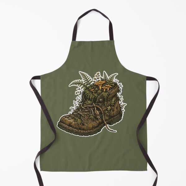 Item preview, Forest Boot Planter Woodland Botanical Illustration designed and sold by SimplePoDesign.