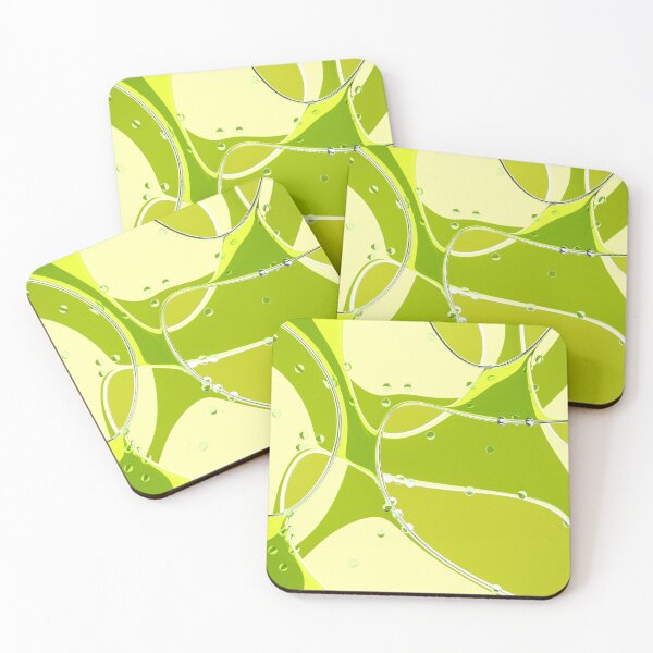 Item preview, Green Leaf Abstract – Organic Circles Pattern Print designed and sold by BuckaBaby.
