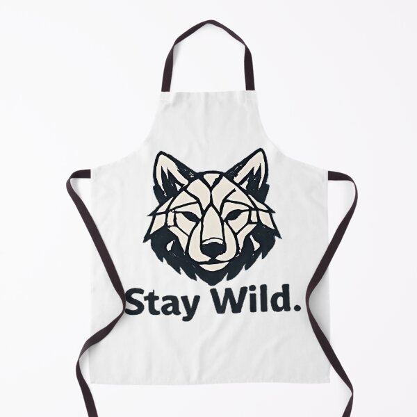 Item preview, Stay Wild Wolf T-Shirt Design designed and sold by DealNest.