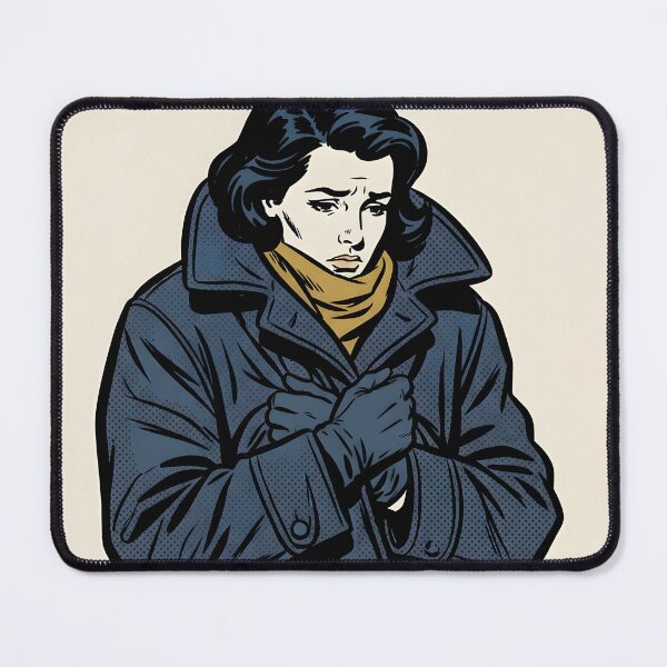 Item preview, The Cold Never Leaves Retro Comic Poster designed and sold by DuckOddity.