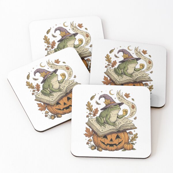 Item preview, Witch Frog Autumn Spellbook designed and sold by Roy & Tiffany.