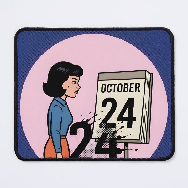 Item preview, Time is Fading Away Minimalist Comic Poster designed and sold by DuckOddity.