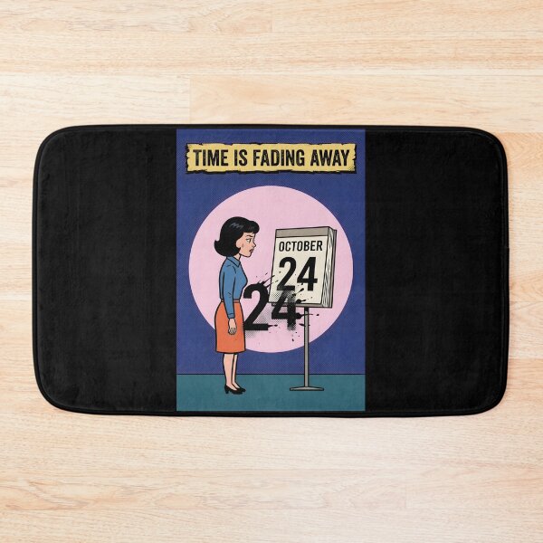 Item preview, Time is Fading Away Minimalist Comic Poster designed and sold by DuckOddity.