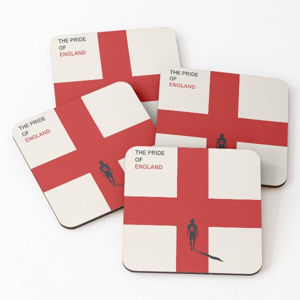 Item preview, The Pride of England Minimalist Football Poster | England Soccer Art | Number 10 Sports Print | Modern Decor designed and sold by Studio pod Burom.