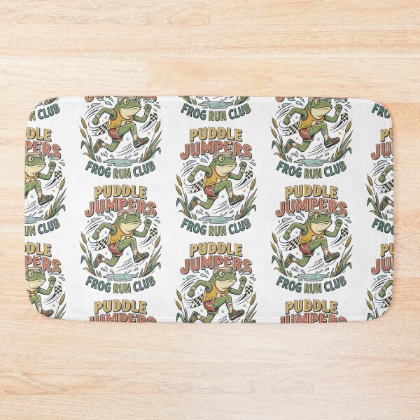 Item preview, Puddle Jumpers Frog Run Club designed and sold by Tiffany Roy.