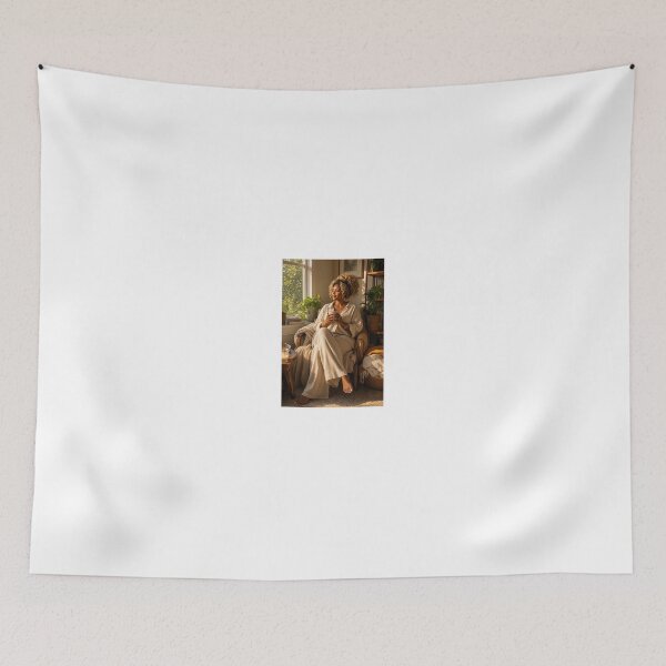 Item preview, Blonde Woman in Pajamas enjoying relaxation designed and sold by CathryneDelamort.