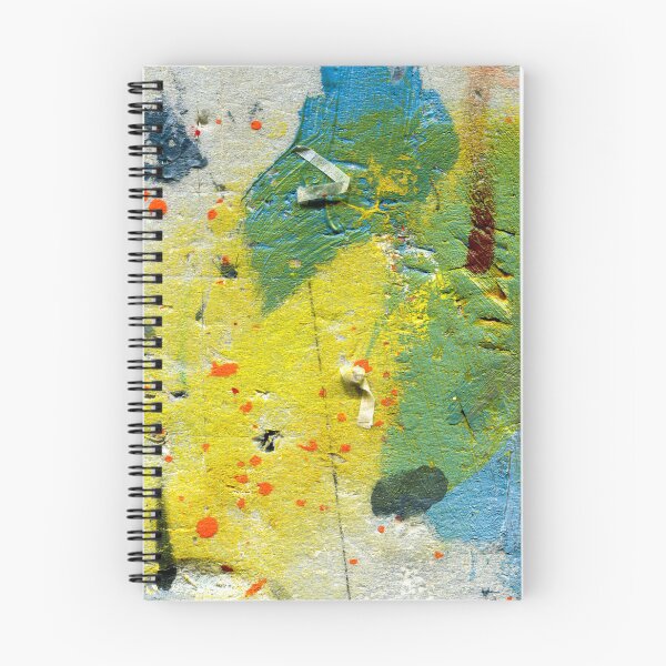 Item preview, Yellow Blue Abstract – Colorful Expressive Painting Print designed and sold by BuckaBaby.