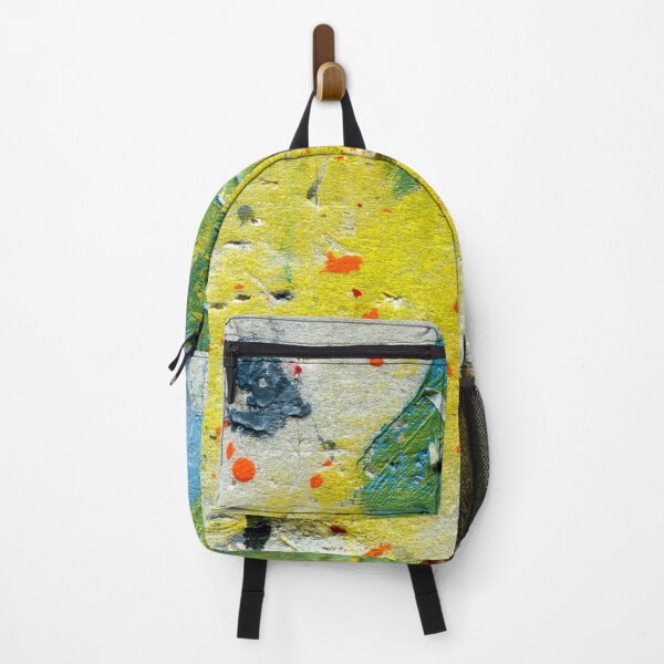 Item preview, Yellow Blue Abstract – Colorful Expressive Painting Print designed and sold by BuckaBaby.