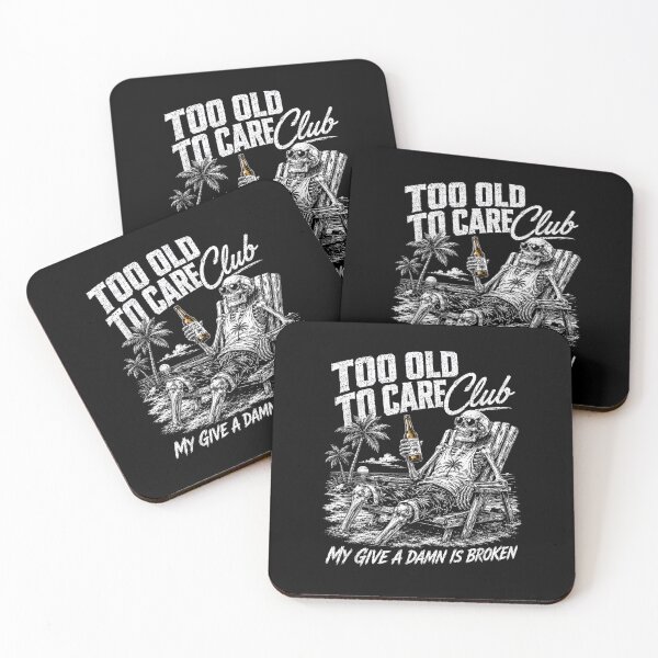 Item preview, Funny Retirement Beach Skeleton Too Old To Care Club Vacation Classic  designed and sold by Rahamkshop.