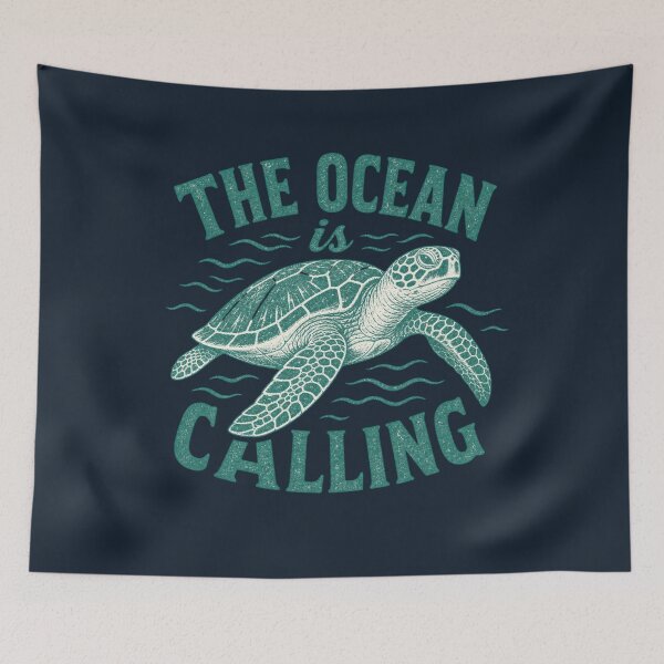 Item preview, The Ocean Is Calling Sea Turtle  designed and sold by LumeSpire.