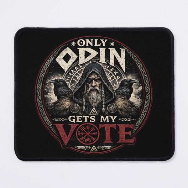 Item preview, Only Odin Gets My Vote | Funny Viking Norse Mythology Design designed and sold by Mythborn Saga.
