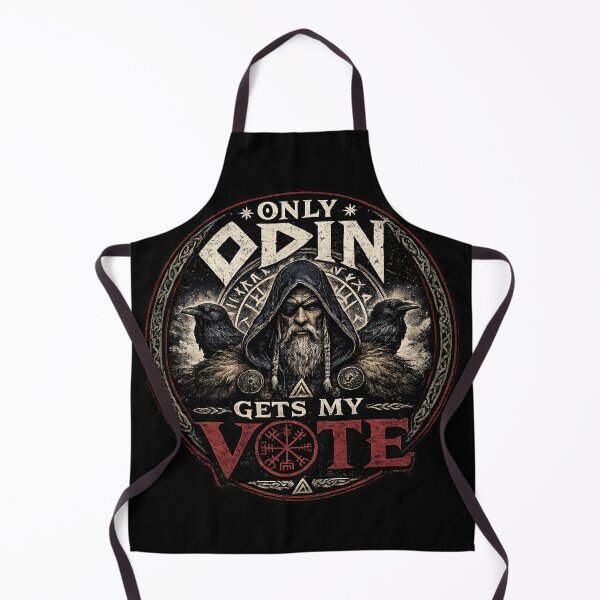 Item preview, Only Odin Gets My Vote | Funny Viking Norse Mythology Design designed and sold by Mythborn Saga.