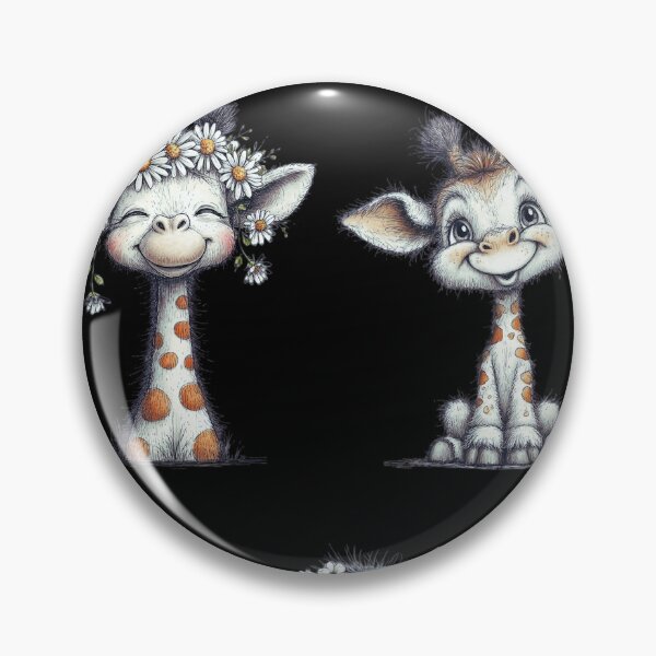 Item preview, Giraffe and flowers  designed and sold by Palmtree94.