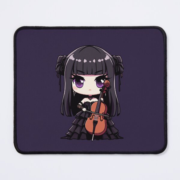 Item preview, Cute Goth Girl Playing the Cello designed and sold by Monkey-Bar.