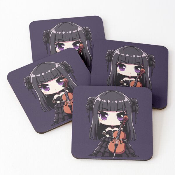 Item preview, Cute Goth Girl Playing the Cello designed and sold by Monkey-Bar.