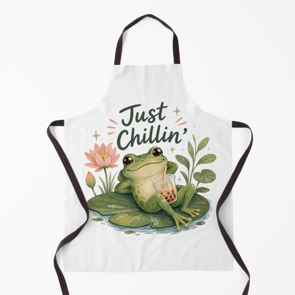 Item preview, Just Chillin Cute Frog designed and sold by Sasas Design.