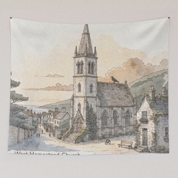 Item preview, West Hampstead Church  designed and sold by erimedle.