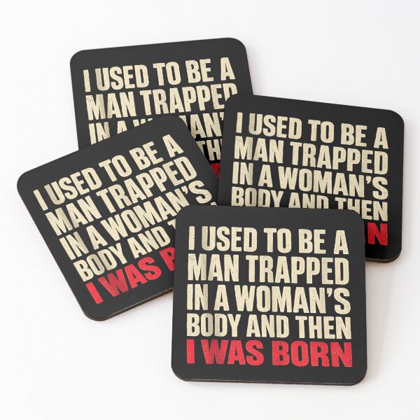 Item preview, Trapped In A Womans Body Then I Was Born - Funny Dad Joke designed and sold by Rahamkshop.