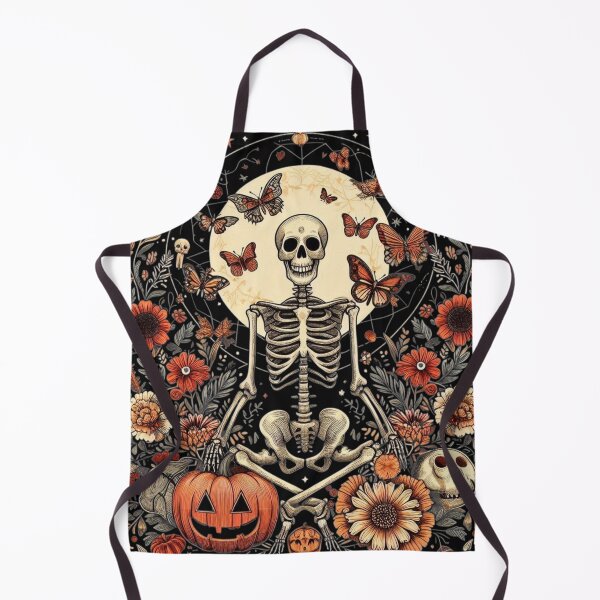 Item preview, Vintage Gothic Floral Halloween Skull designed and sold by BriSher.